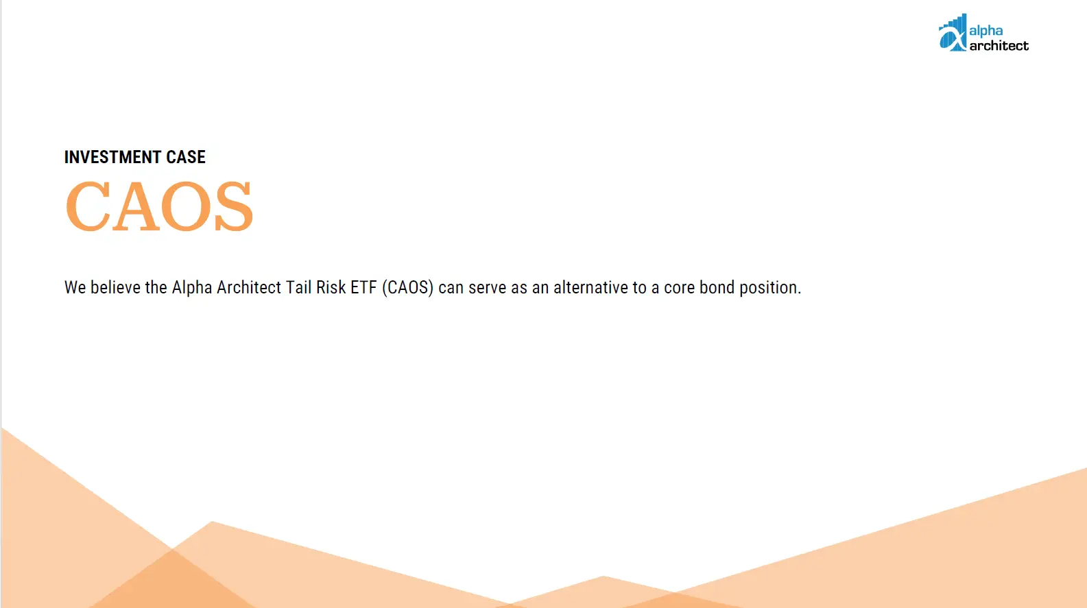 Investment Case | CAOS | Tail Risk ETF