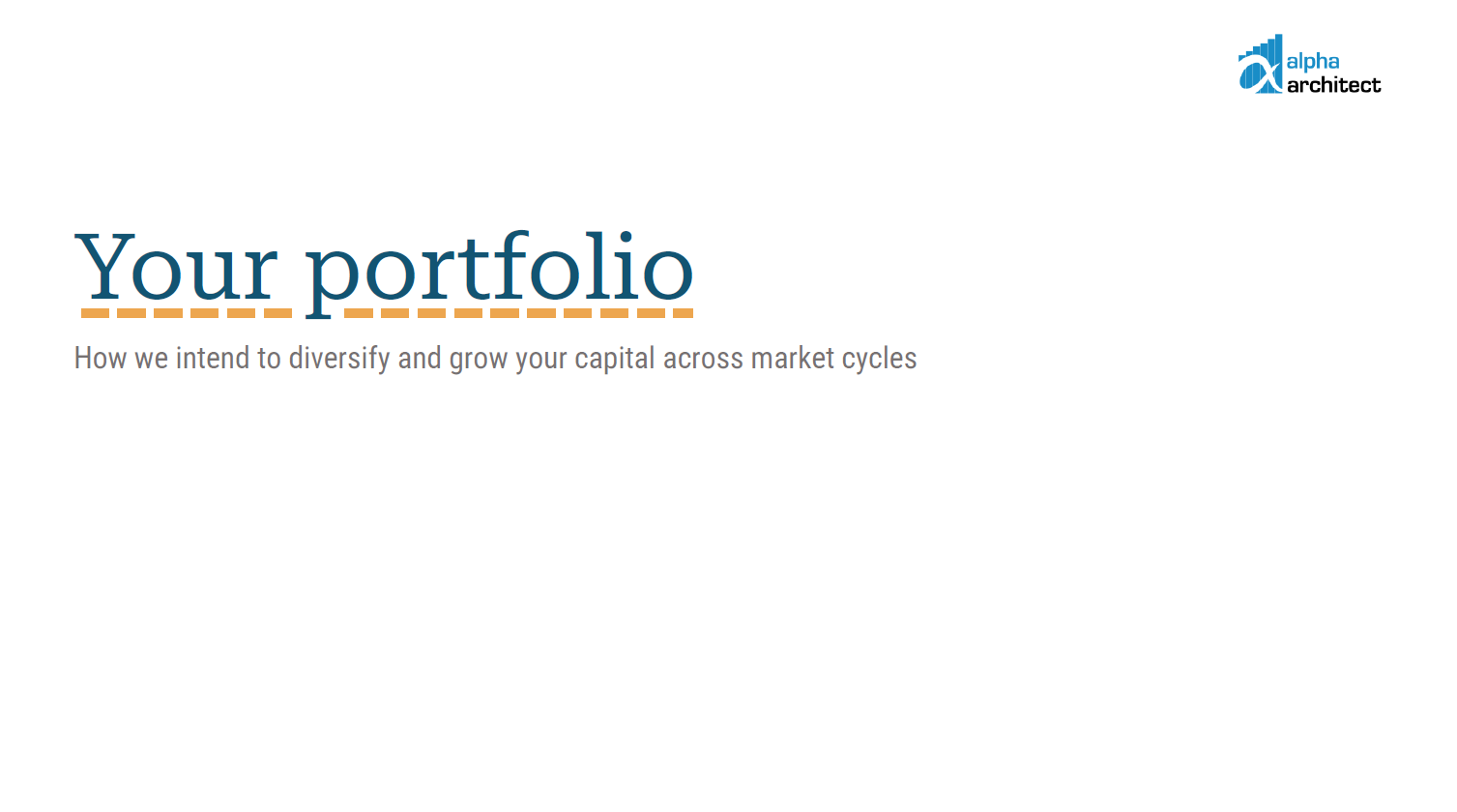Investment Case | Model Portfolios - Client Version