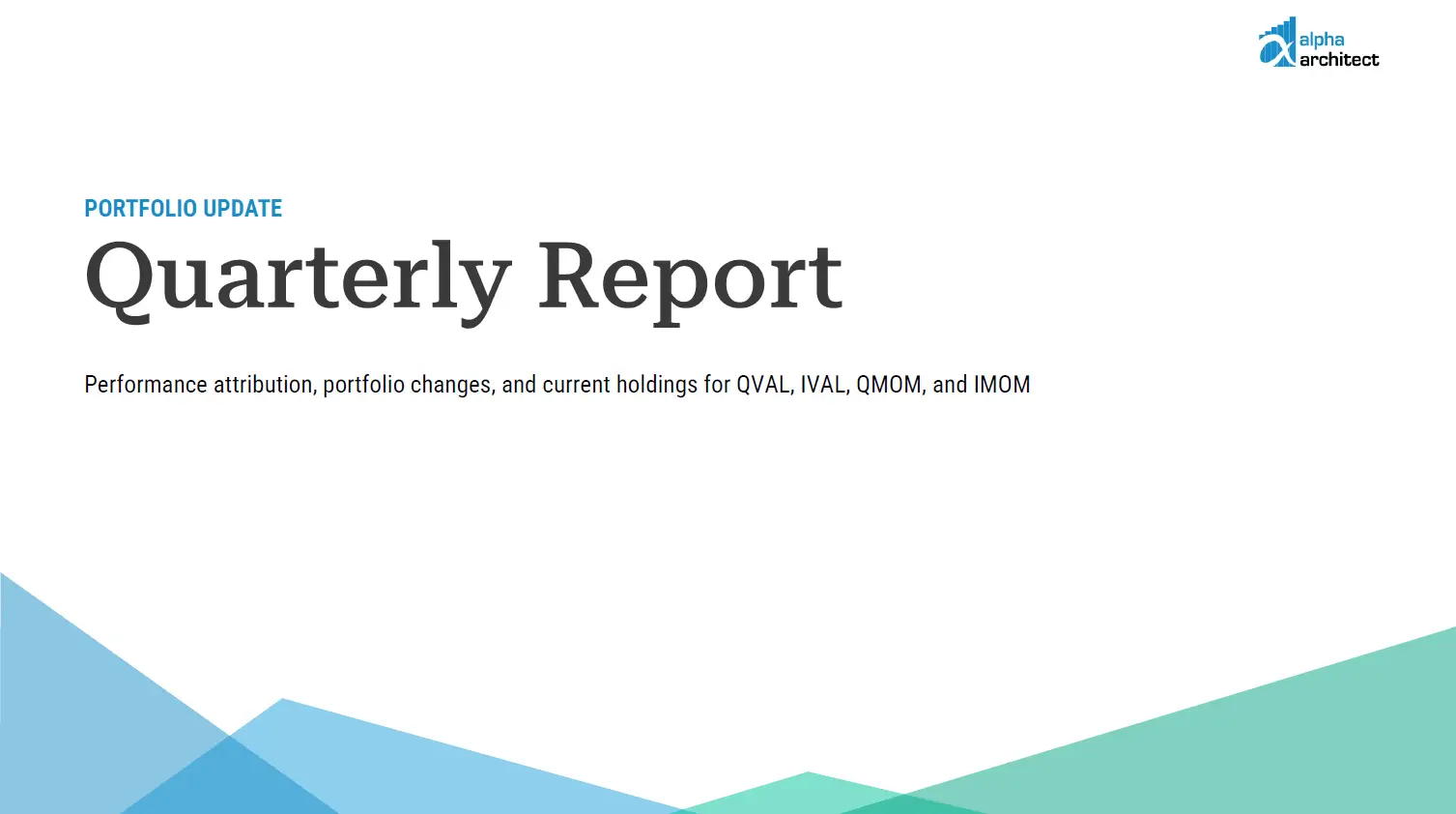 Quarterly Report | Focused Factors