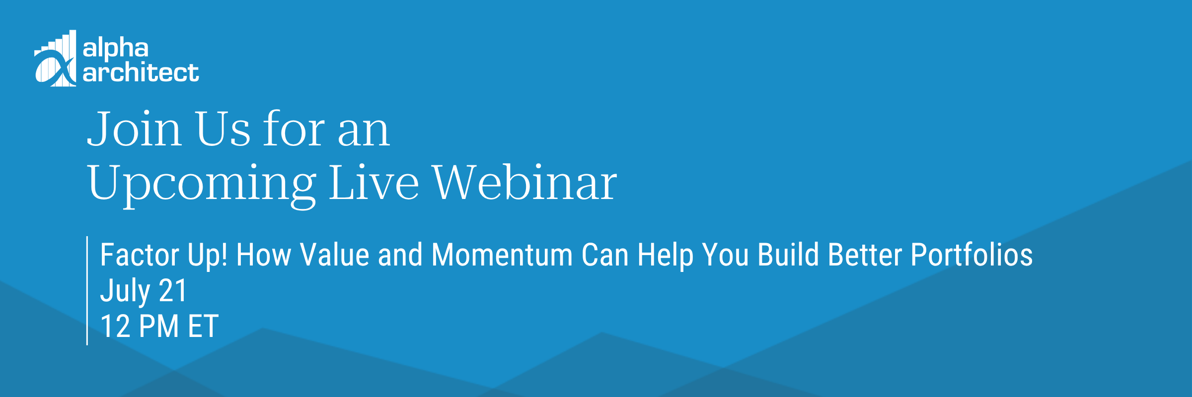 Factor Up! How Value and Momentum Can Help You Build Better Portfolios